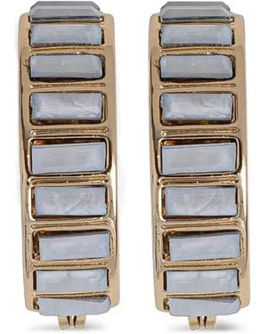 DKNY Pendientes Con Apliques - Blanco