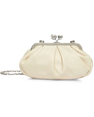 Max Mara Pasticcino Leather Shoulder Bag - White
