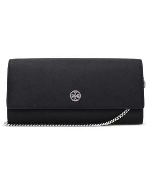 Tory Burch Emerson Clutch Bag - Black