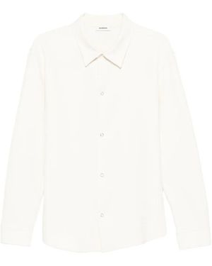Sandro Linnen Overhemd - Wit