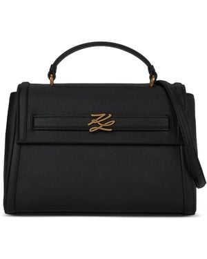 Karl Lagerfeld K/Autograph Top-Handle Bag - Black