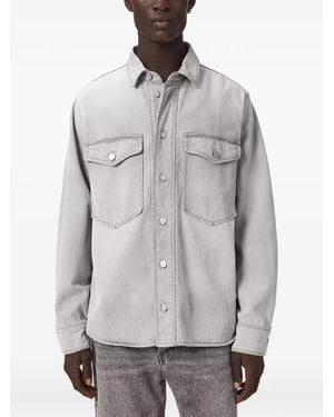 AllSaints Albin Denim Shirt - Grey