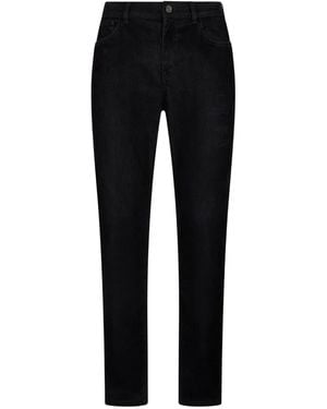 Roberto Cavalli Logo-Detail Jeans - Black