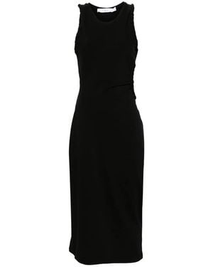 IRO Amel Jersey Midi Dress - Black