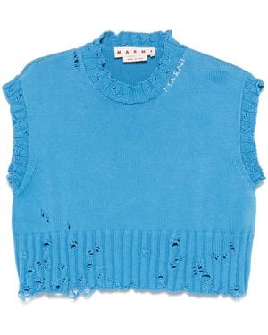 Marni Pullunder Mit Rundem Ausschnitt - Blau