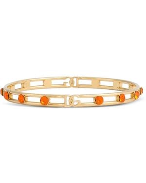 Dolce & Gabbana Bracelet With Logo - Metallic