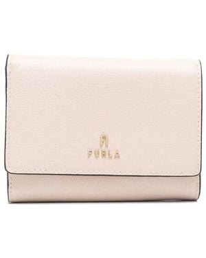 Furla Logo-Plaque Leather Wallet - Pink