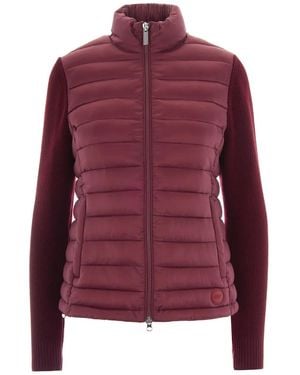 Colmar キルティング ニットスリーブ ジャケット - レッド