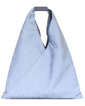 MM6 by Maison Margiela Bolso Shopper Japanese Con Efecto Arrugado - Azul