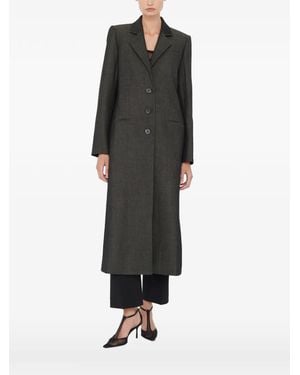 Christopher Esber Manteau Talus À Simple Boutonnage - Black
