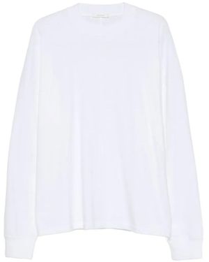 The Row Crew-Neck Long-Sleeve T-Shirt - White