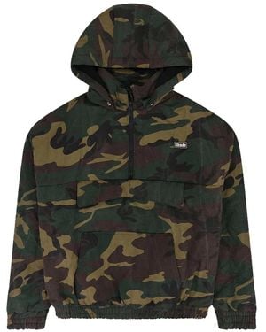 Rhude Camouflage-Pattern Hoodie - Black