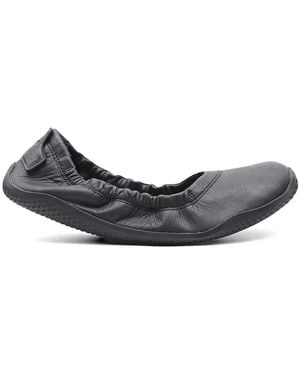 Vivobarefoot Bailarinas De Piel Granulada - Blanco