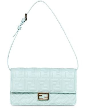 Fendi Baguette Chain Wallet - Blue