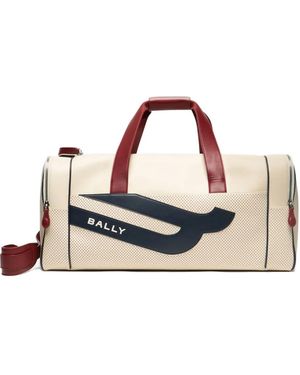 Bally Tennis Collection Reisetasche Aus Leder - Natur