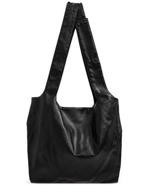 discord Yohji Yamamoto Handtasche Aus Leder - Schwarz