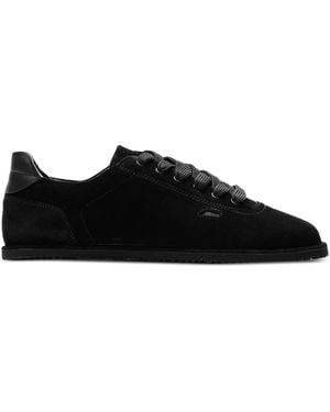 Referenc Zapatillas de piel - Negro