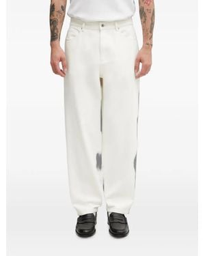Barbour Straight-Leg Jeans - White