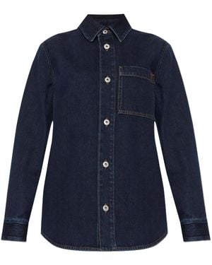 Burberry Denim Shirt - Blue