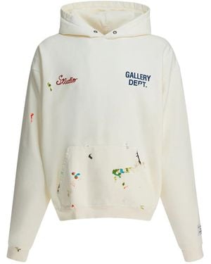 GALLERY DEPT. Hoodie mit grafischem Print - Weiß