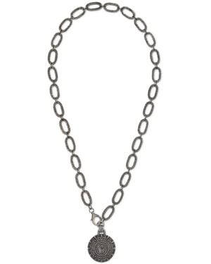 DSquared² Collar con colgante de latón - Metálico