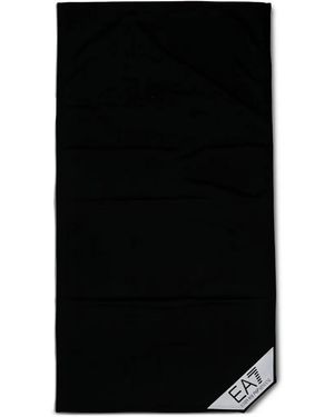 EA7 Logo Towel - Black