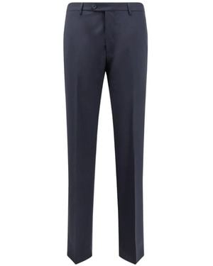 Tagliatore Pantalones Ajustados Con Botón - Azul