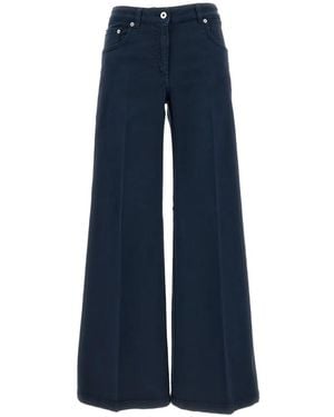 True Royal Wide-Leg Jeans - Blue