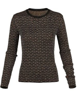 Valentino Garavani Patterned Knitwear - Black