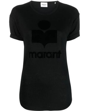 Isabel Marant Koldi Logo T-Shirt - Black