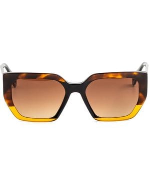 Gigi Studios Gradient-Lenses Tortoiseshell Sunglasses - Brown