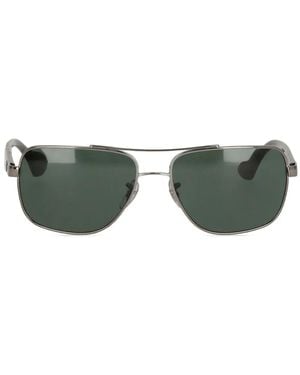 Ray-Ban スクエアフレーム サングラス - グリーン