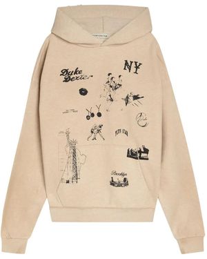 Duke & Dexter Graphic Hoodie - Natural