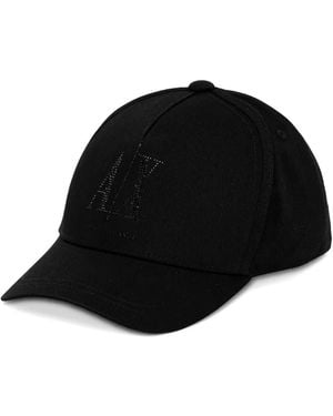 ARMANI EXCHANGE Baseballkappe Mit Logo - Schwarz