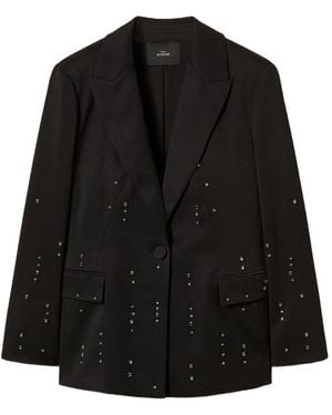 Twinset Blazer Con Decorazione - Nero