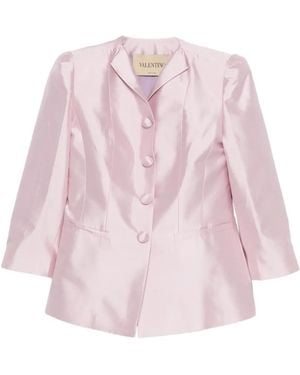 Valentino Garavani Buttoned Jacket - Pink
