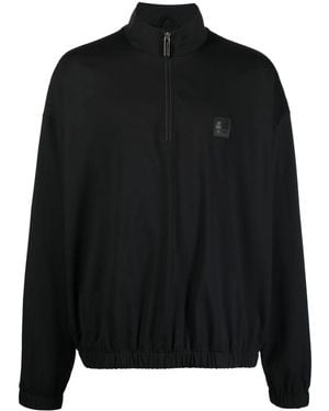 Opening Ceremony Box Logo Half-Zip Jacket - Black
