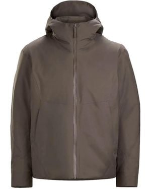 Veilance Dionde Hooded Zip-Fastening Jacket - Brown