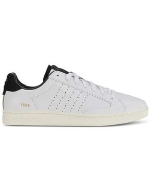 K-swiss Baskets Lozan Klub Lth À Détails De Perforations - White