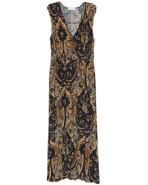 Ulla Johnson Ursula V Paisley-Print Maxi Dress - Natural