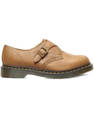 Dr. Martens モンクストラップ シューズ - ブラウン
