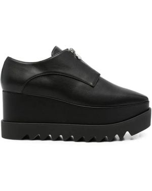 Stella McCartney Baskets Elyse À Plateforme - Noir