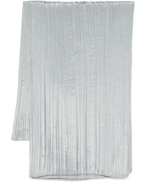 Pleats Please Issey Miyake Poncho À Design Plissé - Grey