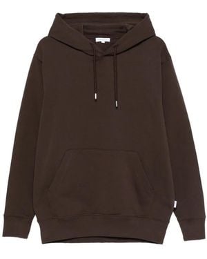 Norse Projects Kangaroo-Pocket Hoodie - Brown