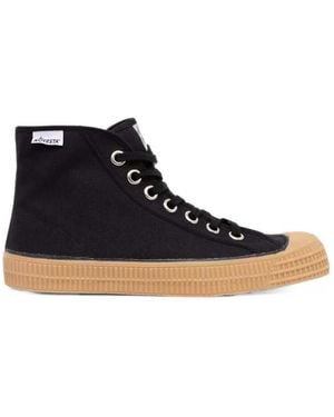 Novesta Star Dribble High-Top Canvas Trainers - Blue