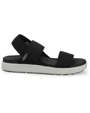 Keen Elle Elasticated-Strap Platform Sandals - Black