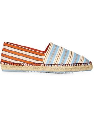 Paul Smith And Mix Up Stripe Espadrilles - White