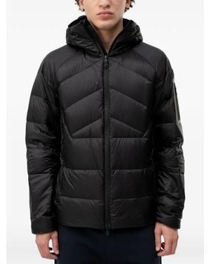 BOSS Quilted Hooded Jacket - Black