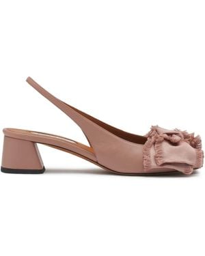 Lanvin Leather Court Shoes - Pink
