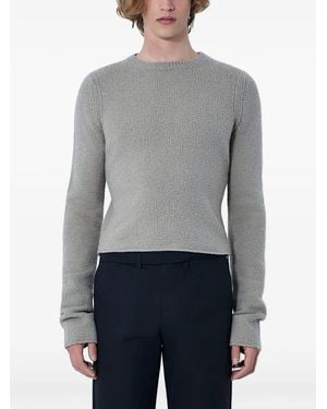 Rier Boucle-Knit Wool Sweater - Gray